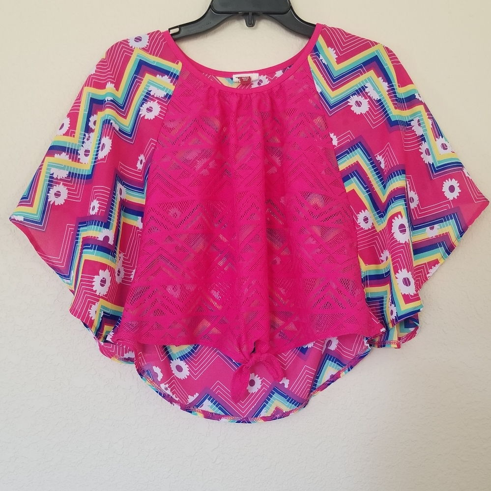 L.e.i. Colorful Lace Tops Girls XL 14/16